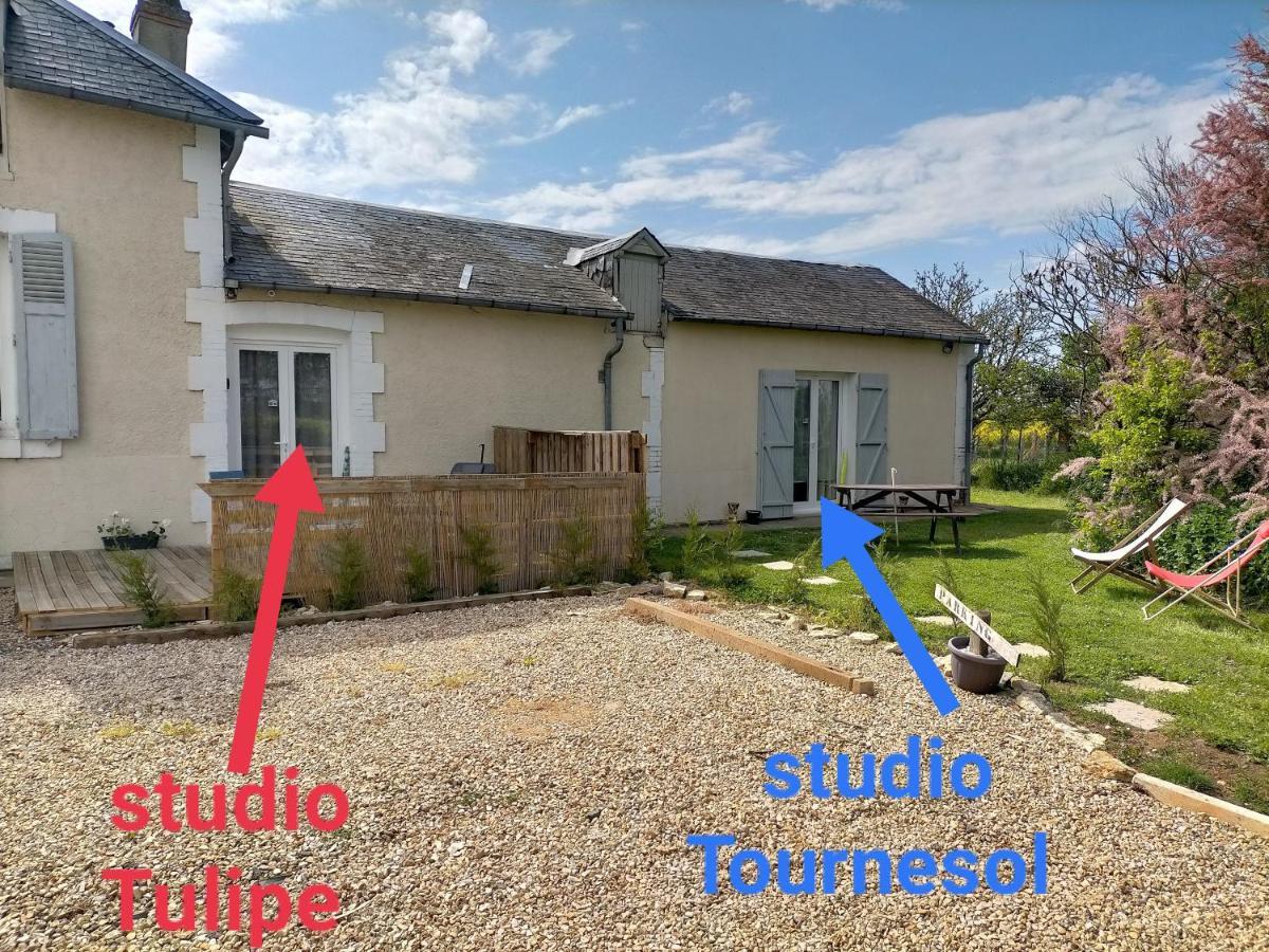 Studio " Tournesol " Au Coeur Du Berry Les Bordes Exterior foto